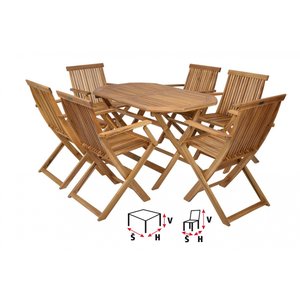 Matgrupp Tina - 6 stolar