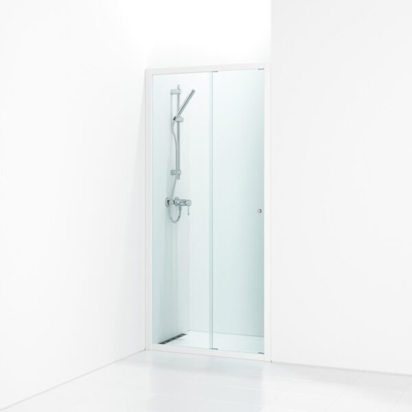 Svedbergs Duschdörr Ritual Nisch 90-95 Med 2 Glas - Klarglas Vit