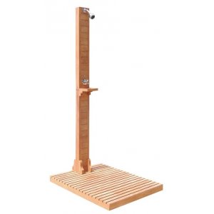 Utomhusdusch i teak - 220 cm
