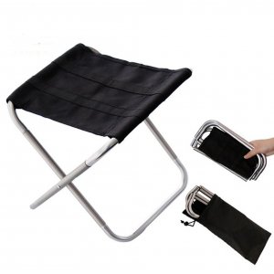 Camping Stol 27cm - Svart